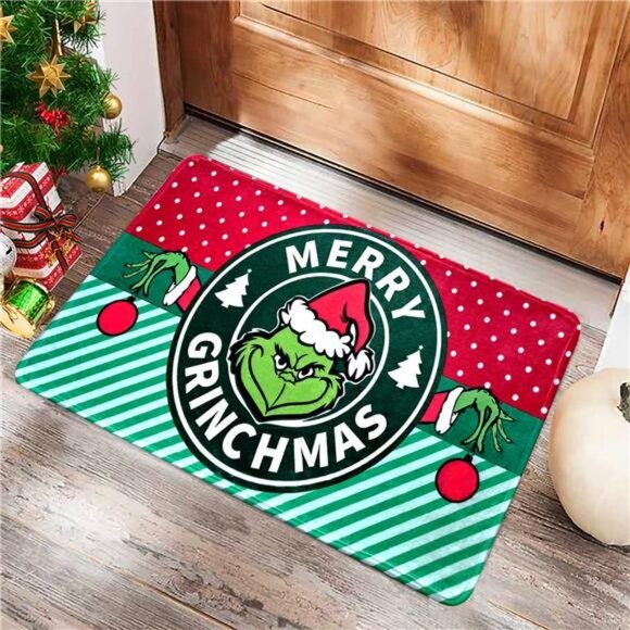 Christmas Door Mat Decorations, 29.5 x 17 Inches - Picture 2 of 7